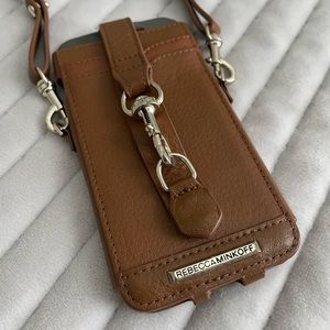 Rebecca Minkoff iPhone case with crossbody strap